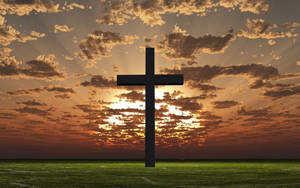 Cool Black Christian Cross Wallpaper