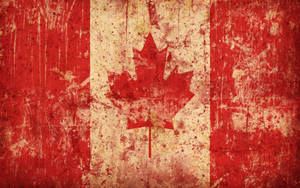 Cool Canada Flag Digital Art Wallpaper