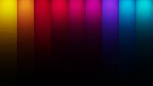 Cool Cute Rainbow Curtains Wallpaper