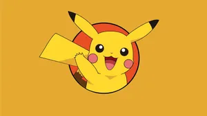 Cool Cute Waving Pikachu Wallpaper