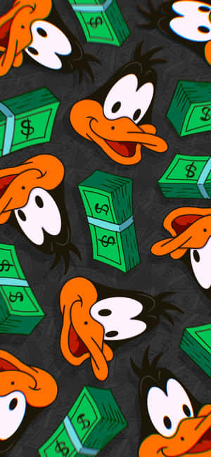 Cool Daffy Duck Money Wallpaper