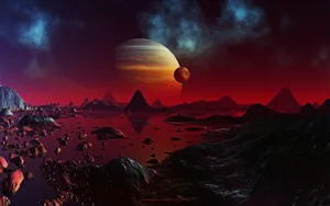 Cool Desktop Sci-fi Planet Wallpaper