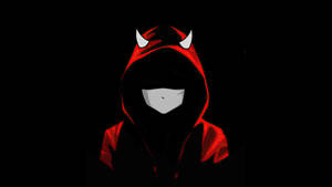Cool Devil Red Hoody Wallpaper