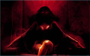 Cool Devil Woman Art Wallpaper