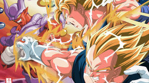Cool Dragon Ball Z Battle Wallpaper