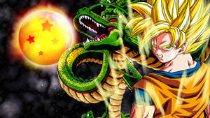 Cool Dragon Ball Z Shen Long Goku Wallpaper