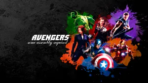 Cool Fanart For Original Six Avengers Laptop Wallpaper