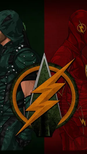 Cool Flash Vs Arrow Wallpaper