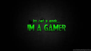 Cool Gaming Green Quote Wallpaper