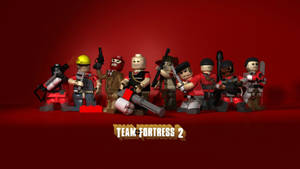 Cool Gaming Lego Team Fortress Wallpaper