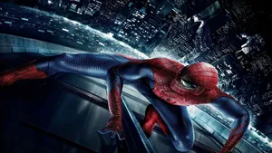 Cool Guy Crawling Spider Man Wallpaper