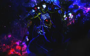 Cool Hd Ainz Ooal Gown Overlord Art Wallpaper