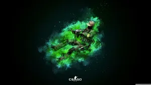 Cool Hd Green Aesthetic Csgo Wallpaper