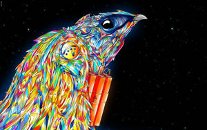 Cool Hd Psychedelic Eagle Wallpaper