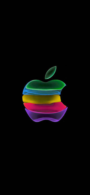 Cool Iphone 11 Rainbow Aesthetic Apple Logo Wallpaper
