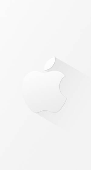 Cool Iphone White Minimalist Apple Logo Wallpaper