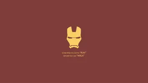 Cool Iron Man Quote Minimalist Wallpaper
