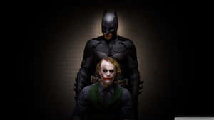 Cool Joker With Batman Wallpaper