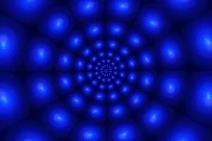 Cool Led Blue Design Wallpaper