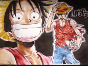 Cool Luffy Is Ready To Set Sail Wallpaper
