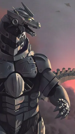 Cool Mechagodzilla 2021 Portrait Wallpaper