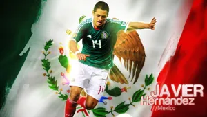 Cool Mexican Soccer Player Javier Hernández Wallpaper