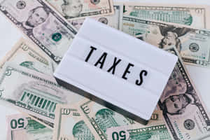 Cool Money Taxes Box Wallpaper