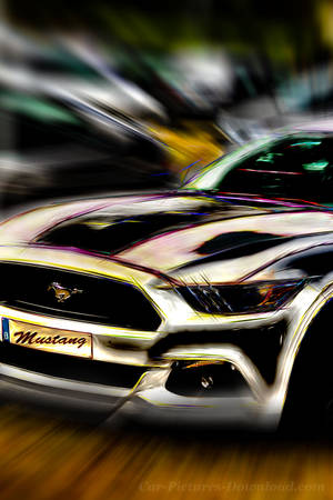 Cool Mustang Parked For All To Admire Wallpaper