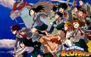 Cool My Hero Academia Logo Wallpaper