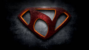 Cool N Red Superman Logo Wallpaper