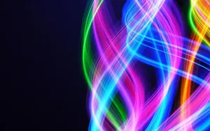 Cool Neon Light Streaks Wallpaper