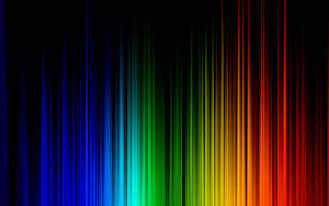 Cool Neon Rainbow Lines Wallpaper