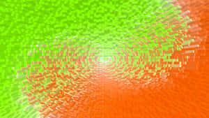 Cool Orange And Green Wallpaper