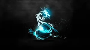 Cool Pfp Blue Lighting Chinese Dragon Wallpaper