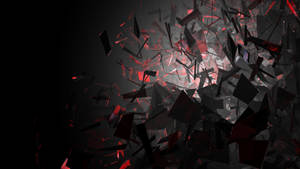 Cool Red And Black Explosion Wallpaper