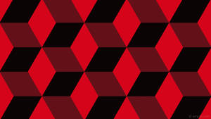 Cool Red Cubes Wallpaper