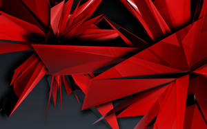 Cool Red Glass Shards Wallpaper