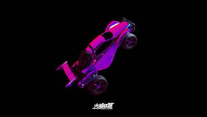 Cool Rocket League Pink Dune Racer Car Wallpaper