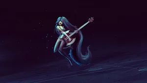 Cool Rockstar Marceline Wallpaper