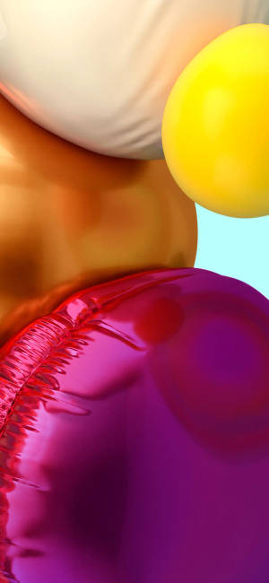 Cool Samsung A71 Pumped-up Balloons Wallpaper