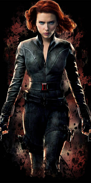 Cool Scarlett Johansson As Black Widow Iphone Wallpaper