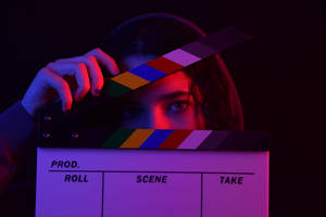 Cool Shot Of Movie Clapperboard Wallpaper