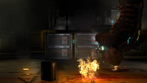 Cool Space Laser Gun Wallpaper