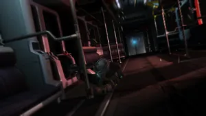 Cool Space Man With Gun Wallpaper