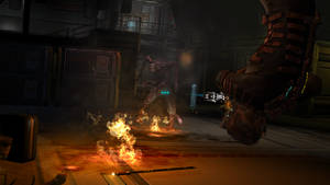 Cool Space Ship Battle Wallpaper