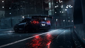 Cool Sports Car Night Drive Tablet Wallpaper