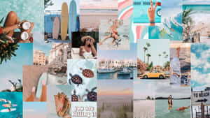 Cool Summer Collage Wallpaper