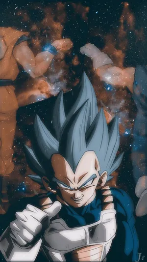Cool Vegeta Pastel Wallpaper