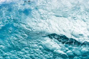 Cool Water Crystal Glacier Wallpaper