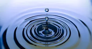 Cool Water Droplet Ripple Effect Wallpaper